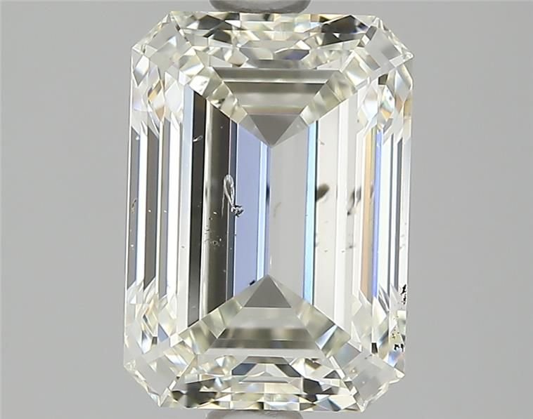 1.52ct K SI2 Rare Carat Ideal Cut Emerald Diamond