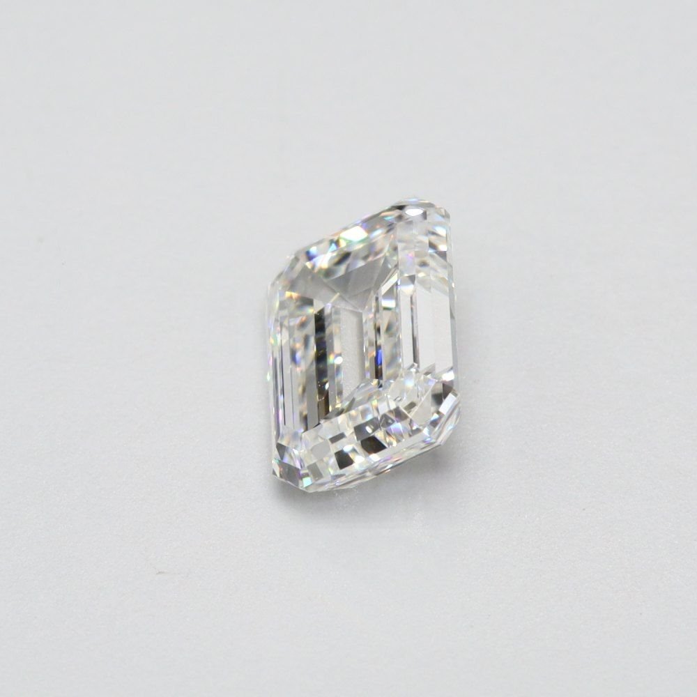 1.07ct E VVS2 Rare Carat Ideal Cut Emerald Lab Grown Diamond