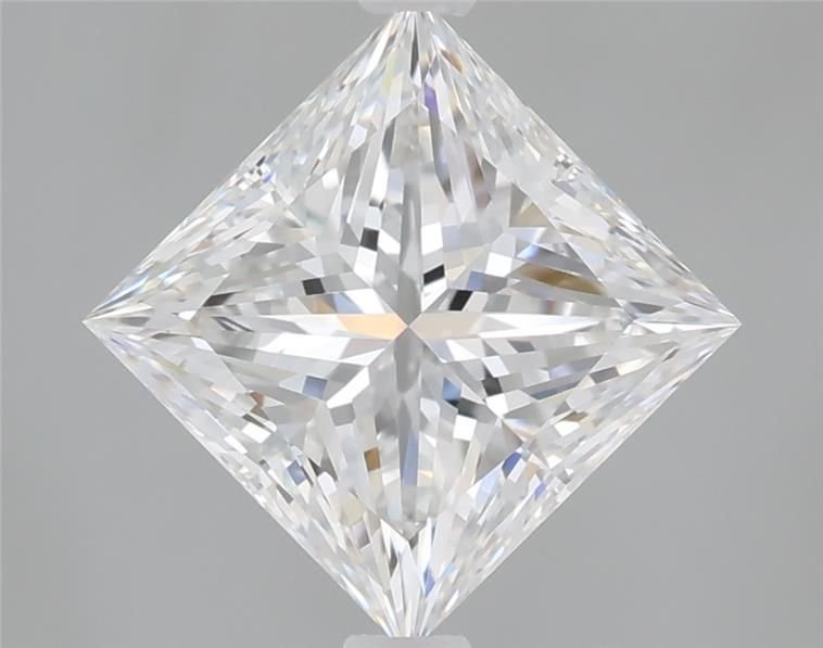 2.08ct E VVS2 Rare Carat Ideal Cut Princess Lab Grown Diamond