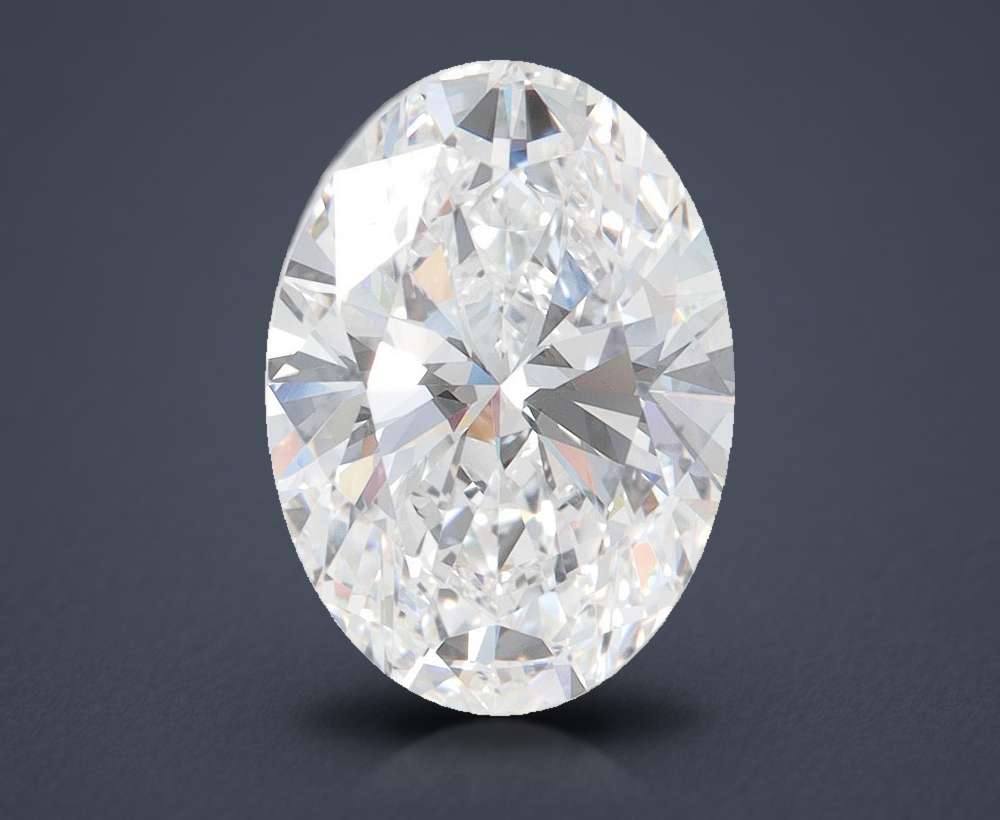 3.00 Carat Oval Lab Diamond