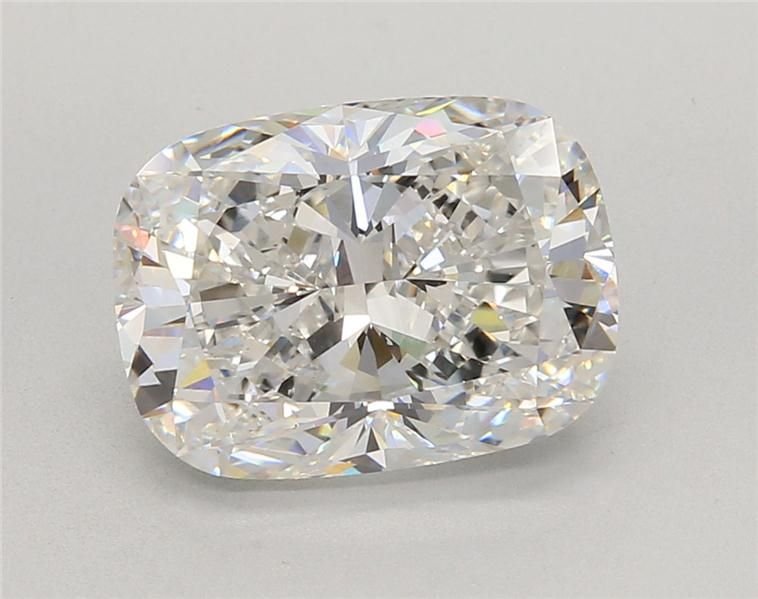 4.06ct F VVS2 Rare Carat Ideal Cut Cushion Lab Grown Diamond