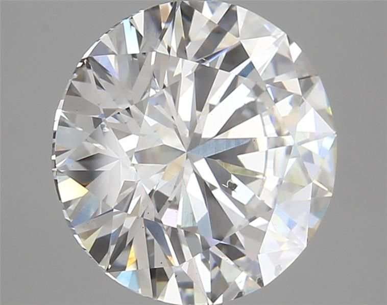 5.23ct G SI2 Rare Carat Ideal Cut Round Lab Grown Diamond