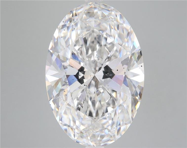 8.72ct F SI1 Rare Carat Ideal Cut Oval Lab Grown Diamond