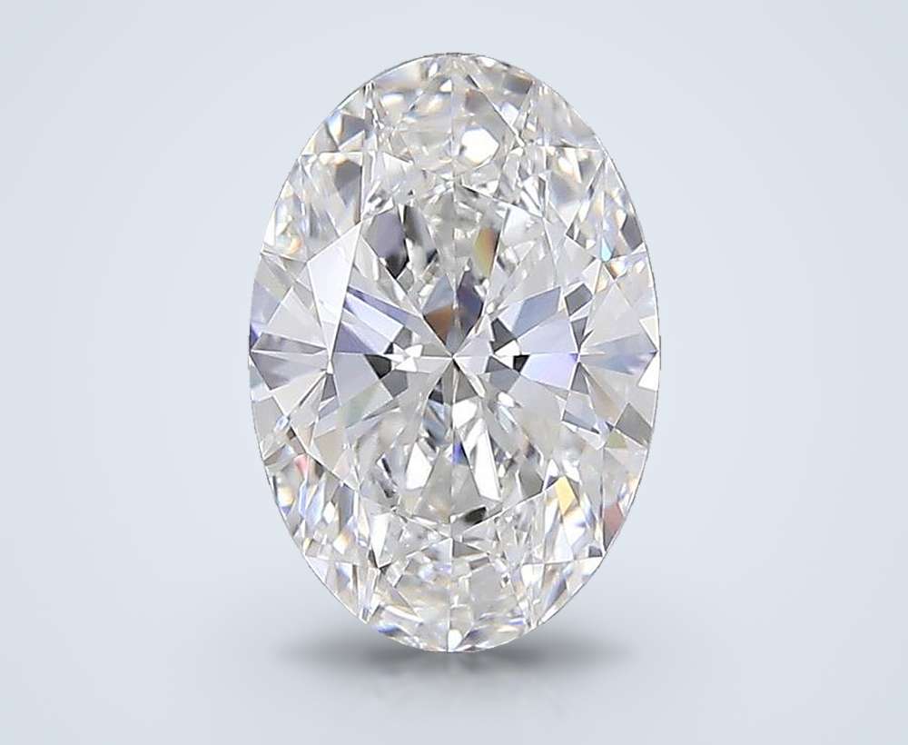 4.90 Carat Oval Lab Diamond