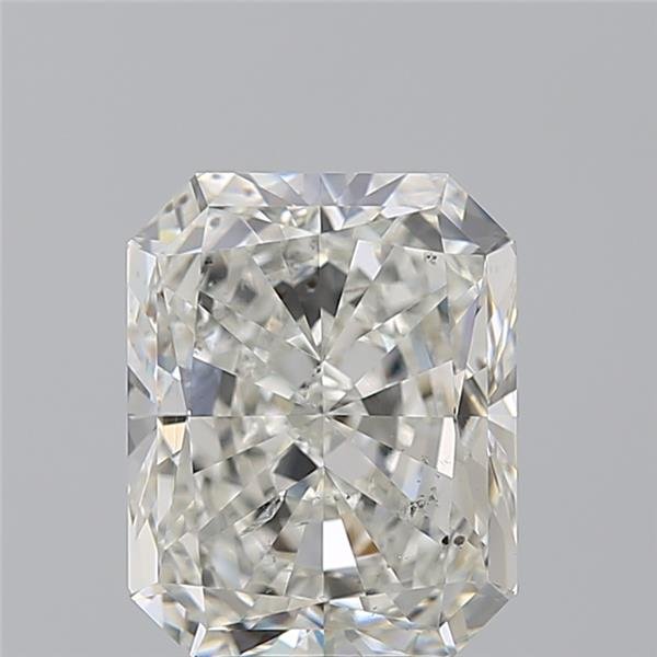 5.01ct I SI2 Rare Carat Ideal Cut Radiant Diamond