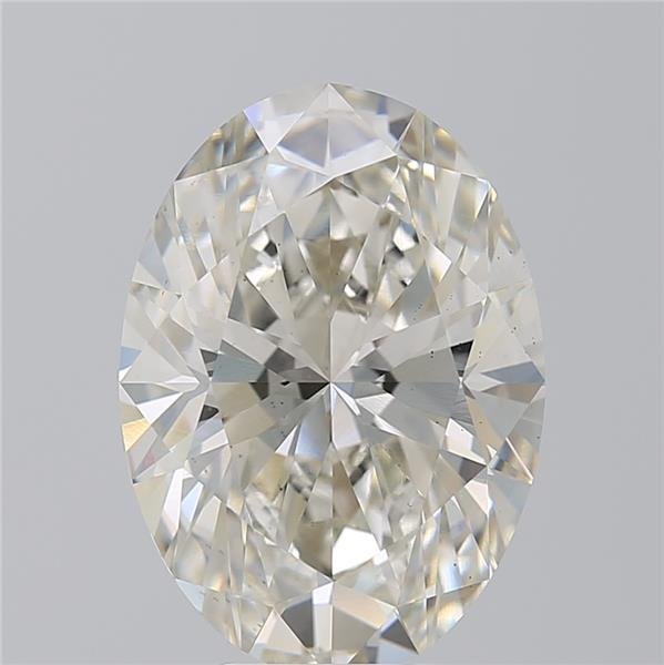 6.14ct I VS2 Rare Carat Ideal Cut Oval Lab Grown Diamond