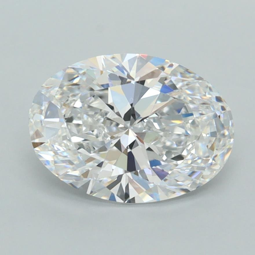 2.05ct D VVS1 Rare Carat Ideal Cut Oval Lab Grown Diamond