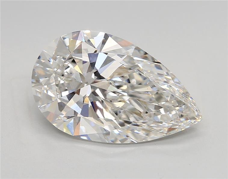 4.05 Carat Pear Lab Diamond