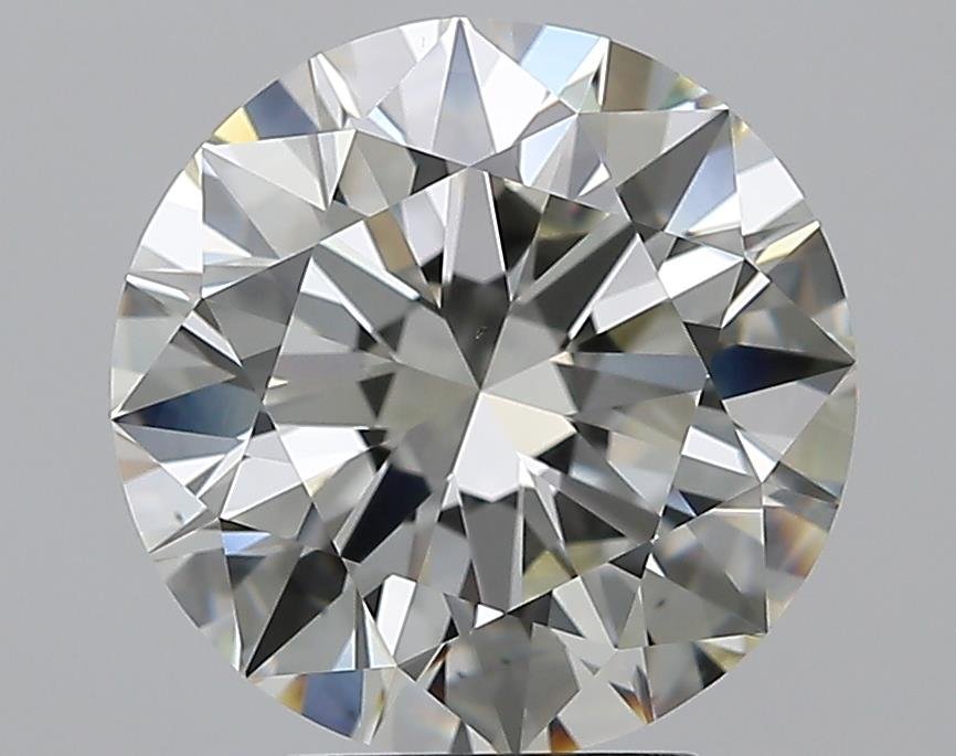 4.01ct J VS2 Rare Carat Ideal Cut Round Diamond