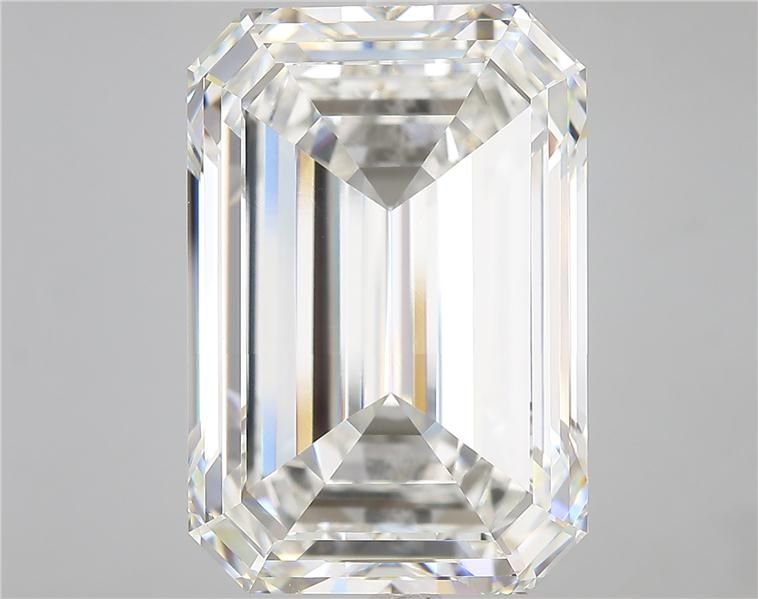 17.92ct F VVS2 Very Good Cut Emerald Lab Grown Diamond
