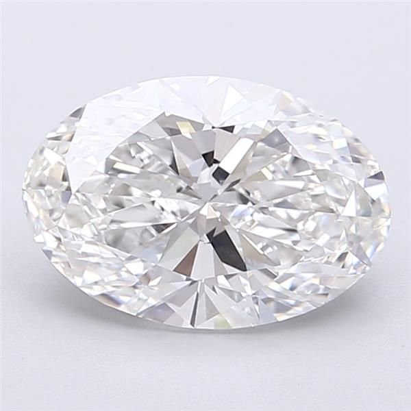 2.51ct F VVS1 Rare Carat Ideal Cut Oval Lab Grown Diamond