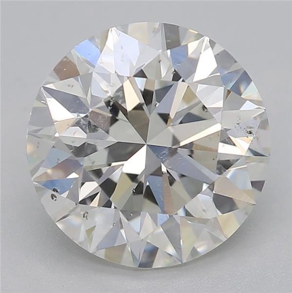 2.20ct I SI2 Rare Carat Ideal Cut Round Diamond