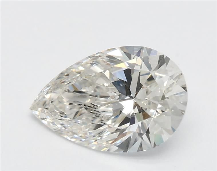 1.07ct F VS2 Rare Carat Ideal Cut Pear Lab Grown Diamond