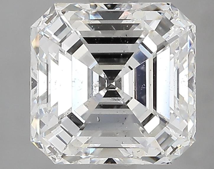 2.03ct G SI1 Rare Carat Ideal Cut Asscher Diamond
