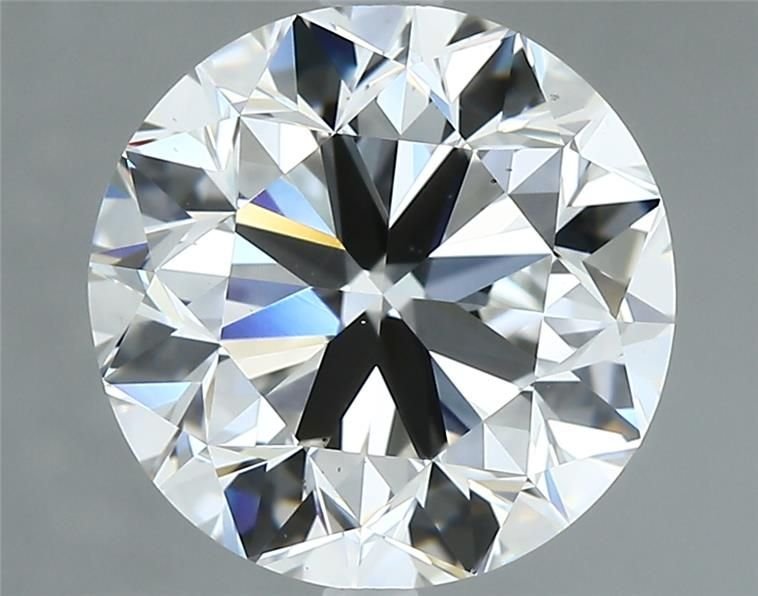 4.01ct F VS2 Very Good Cut Round Diamond