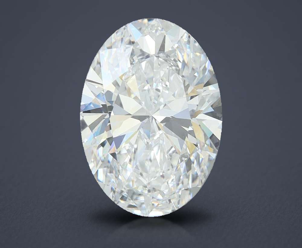 2.96 Carat Oval Lab Diamond