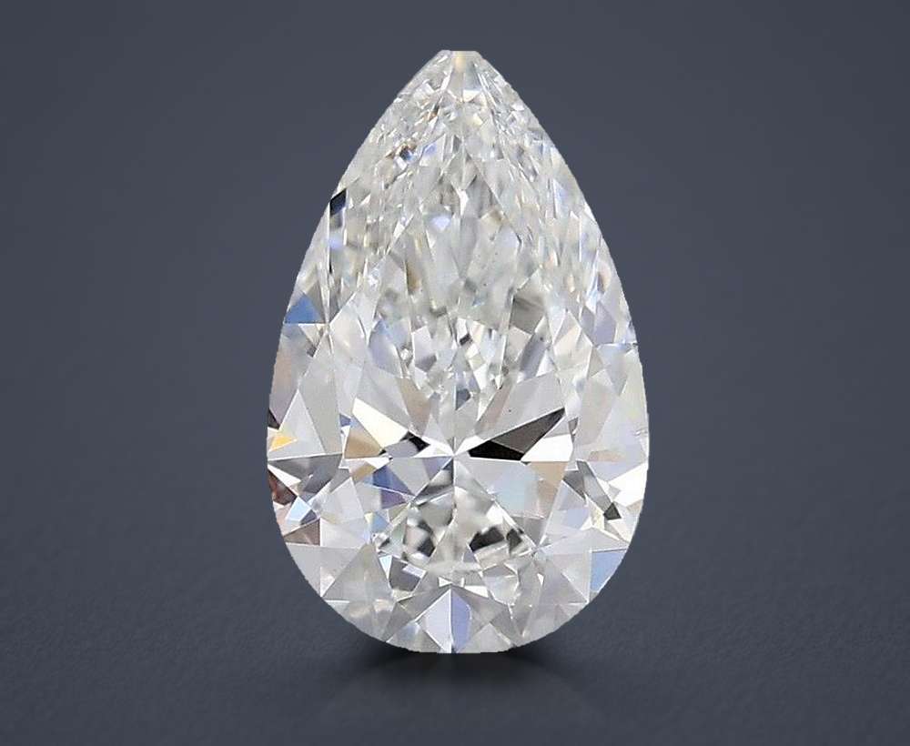 1.00 Carat Pear Lab Diamond