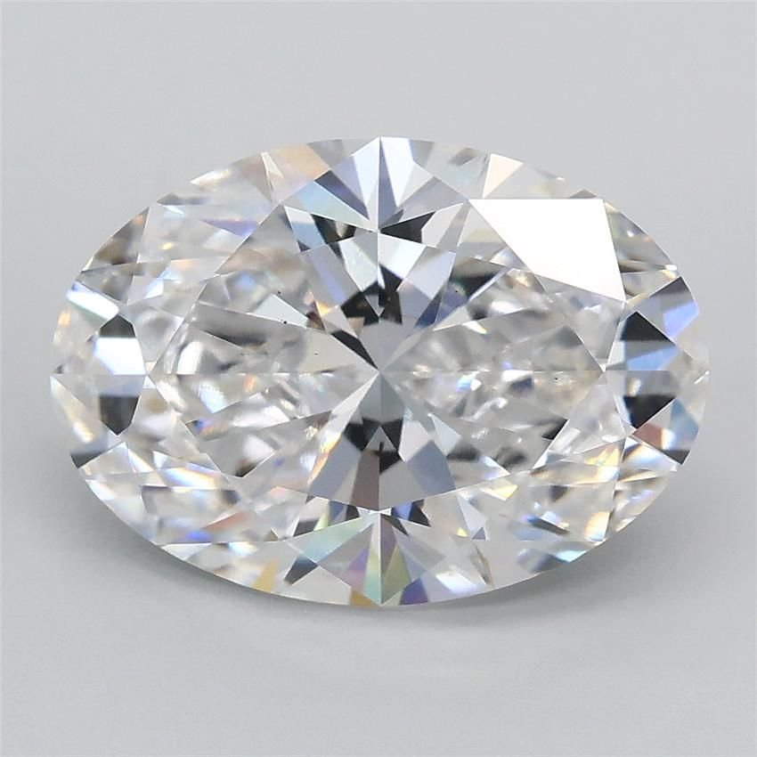 3.09ct D VS1 Rare Carat Ideal Cut Oval Lab Grown Diamond