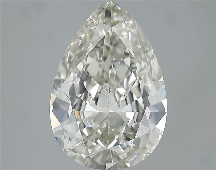 3.21ct J SI1 Very Good Cut Pear Diamond