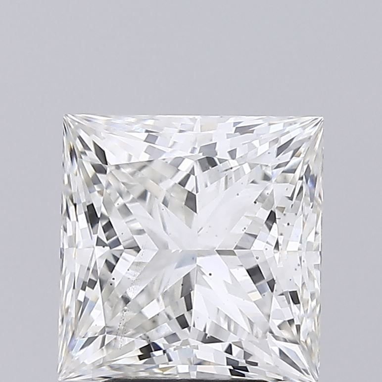 2.72ct I SI1 Rare Carat Ideal Cut Princess Lab Grown Diamond