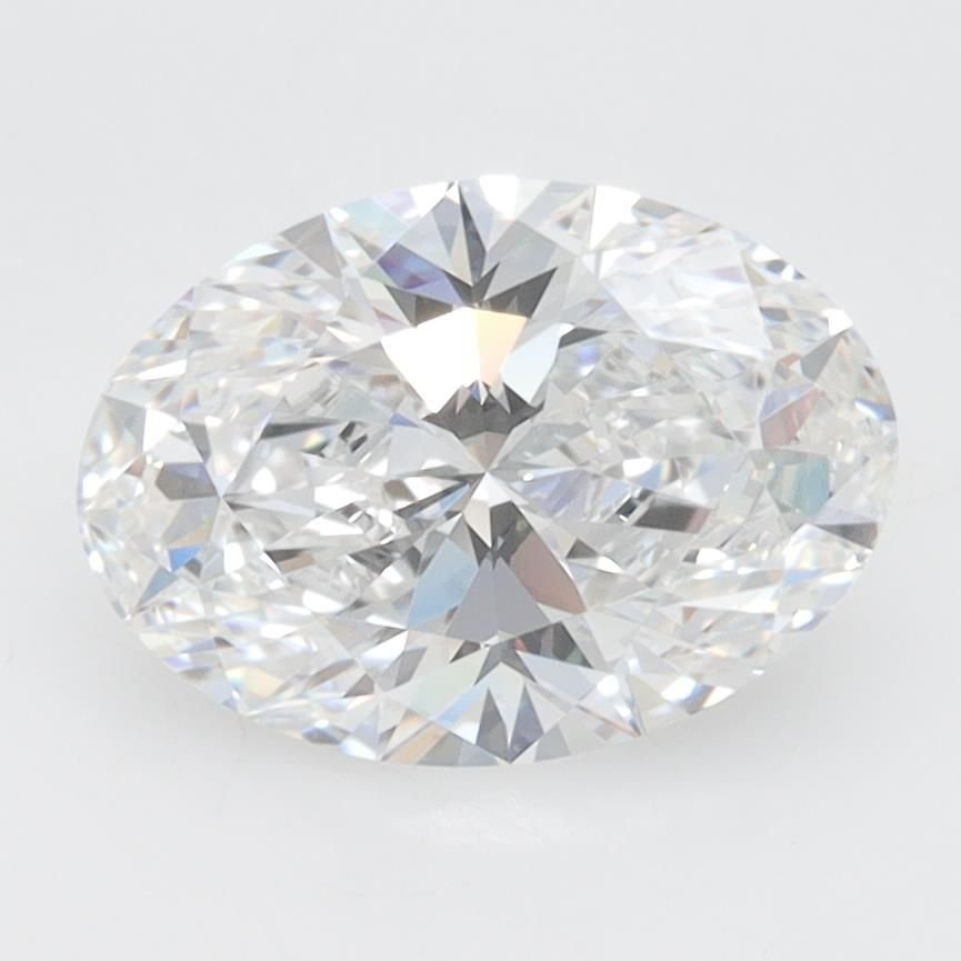 2.06ct D VVS2 Rare Carat Ideal Cut Oval Lab Grown Diamond