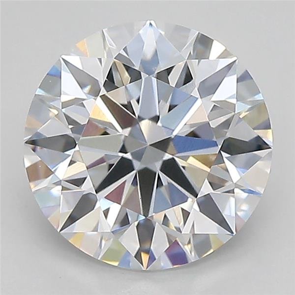 2.11ct D VVS2 Rare Carat Ideal Cut Round Lab Grown Diamond