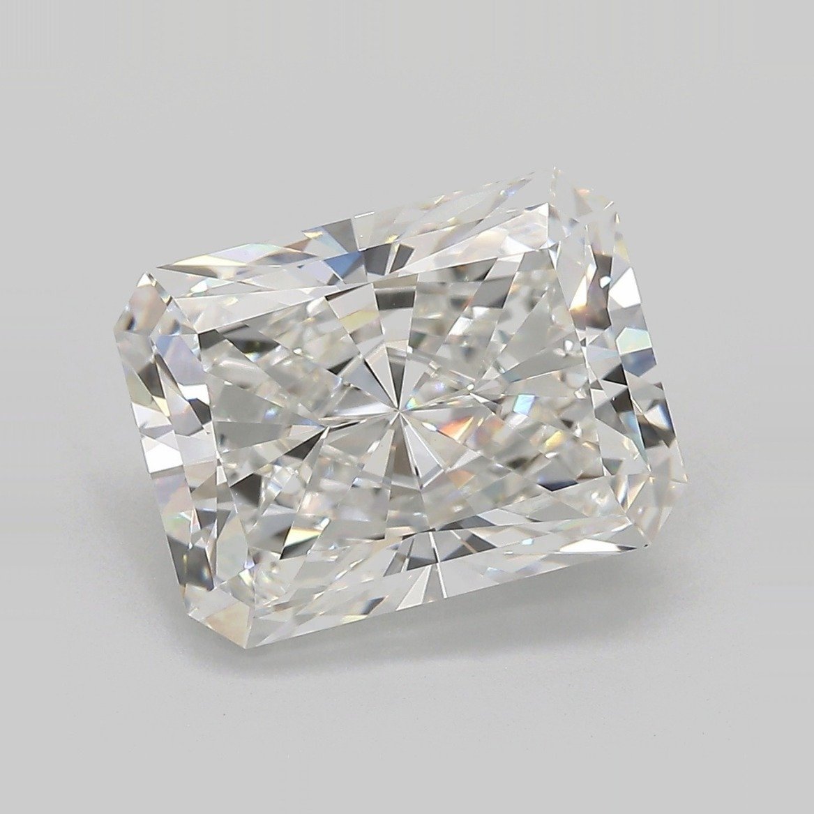 6.06ct E VVS2 Rare Carat Ideal Cut Radiant Lab Grown Diamond