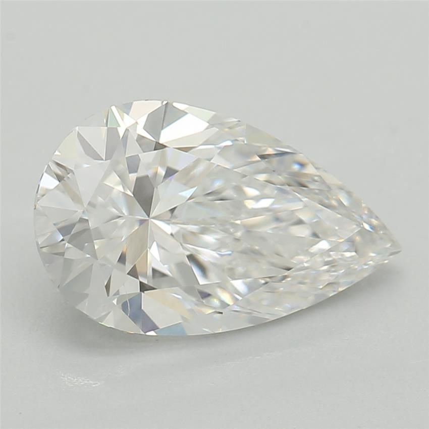 1.26ct D VVS2 Rare Carat Ideal Cut Pear Lab Grown Diamond