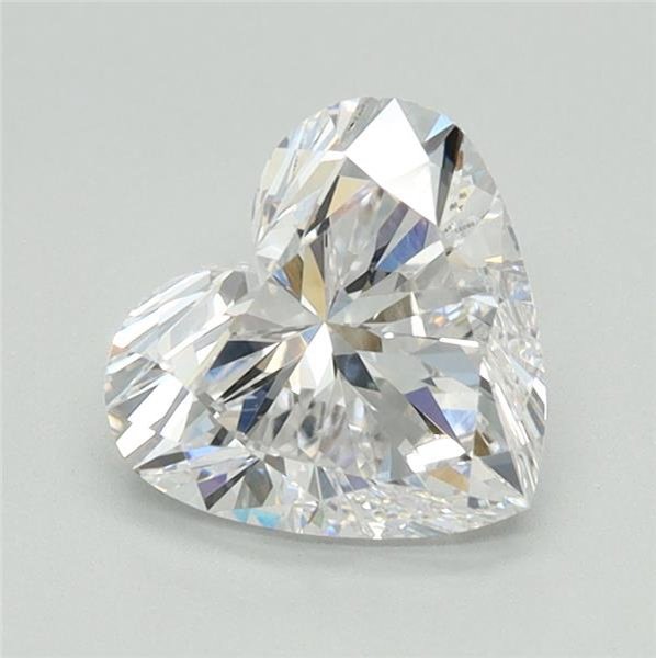 1.53ct D VVS2 Rare Carat Ideal Cut Heart Lab Grown Diamond