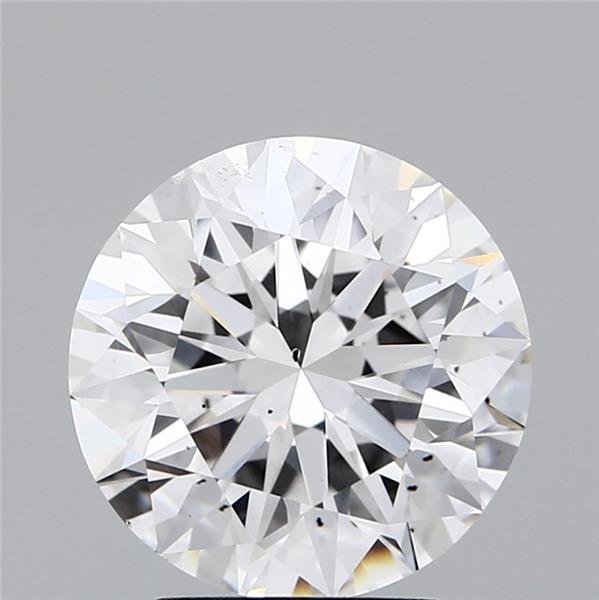 3.29ct F SI1 Excellent Cut Round Lab Grown Diamond