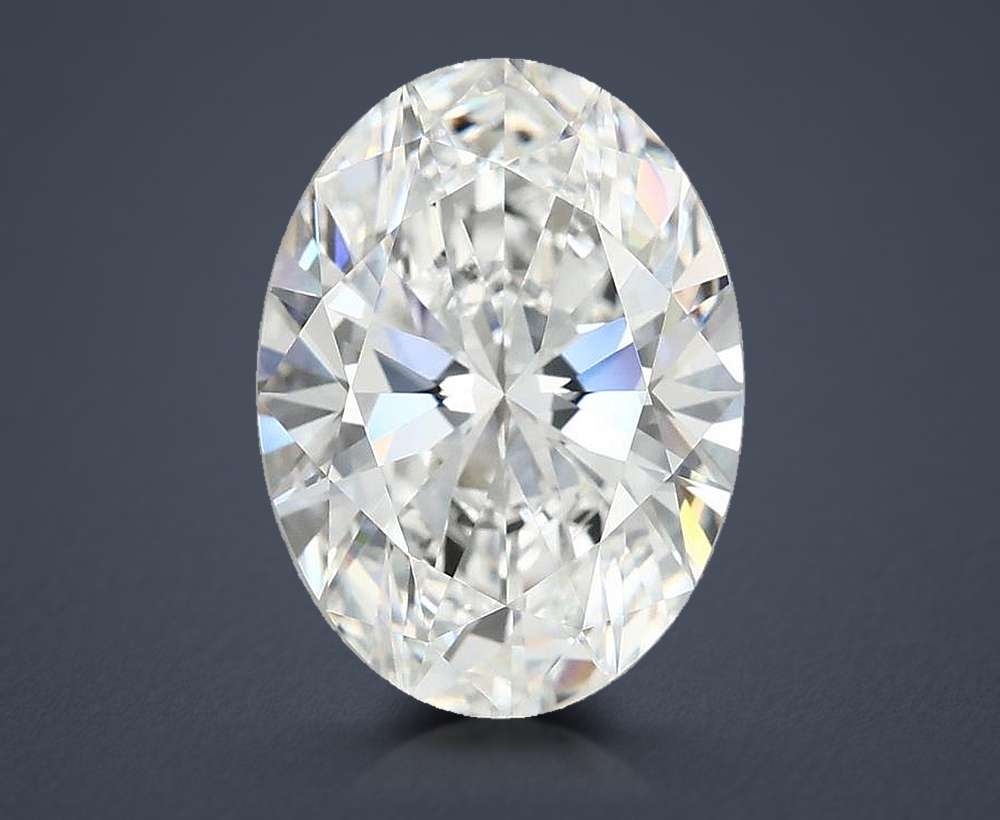 4.85 Carat Oval Lab Diamond