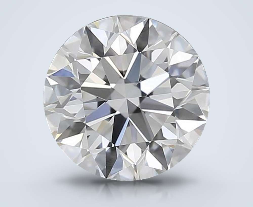 0.51 Carat Round Natural Diamond