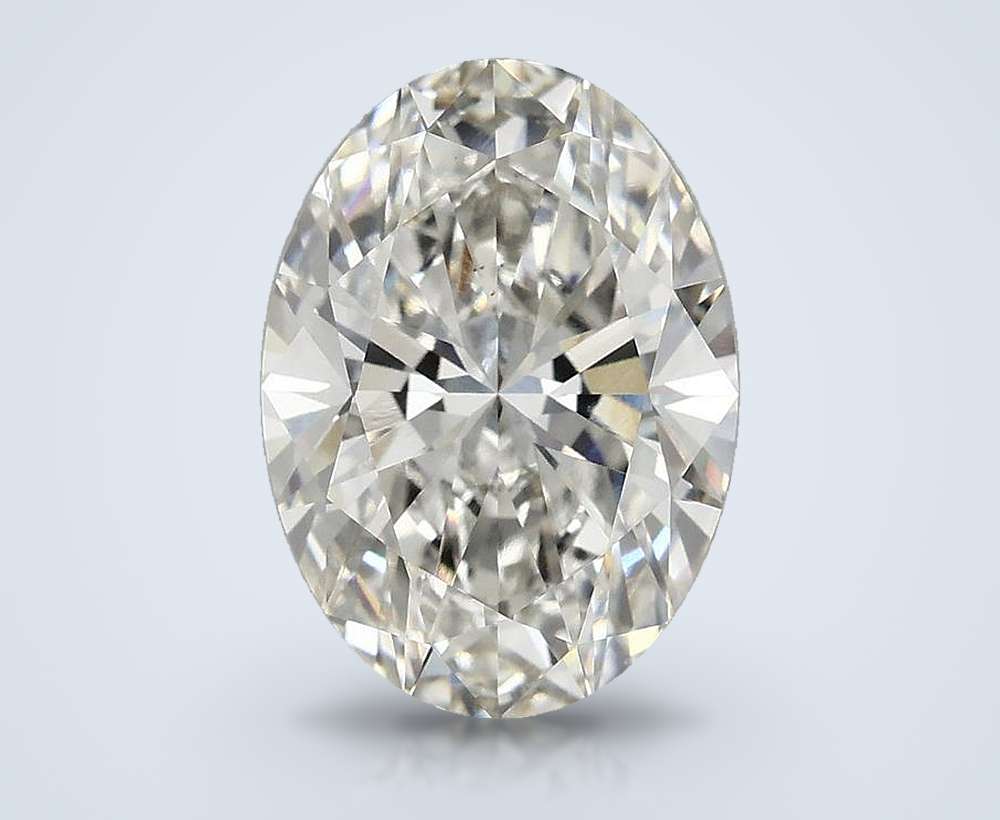 3.94 Carat Oval Lab Diamond