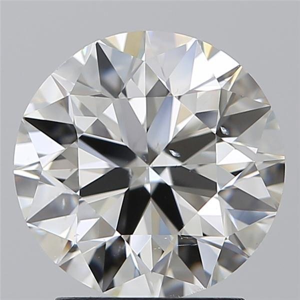 2.50ct H SI1 Rare Carat Ideal Cut Round Diamond