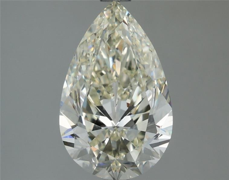 2.20ct K SI1 Rare Carat Ideal Cut Pear Diamond