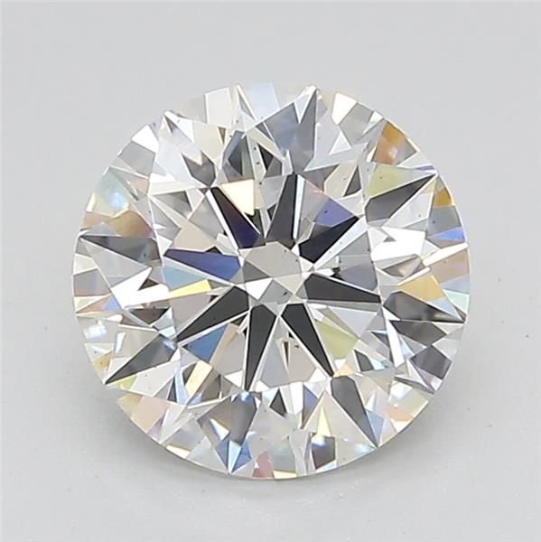 2.04ct E VS2 Rare Carat Ideal Cut Round Lab Grown Diamond