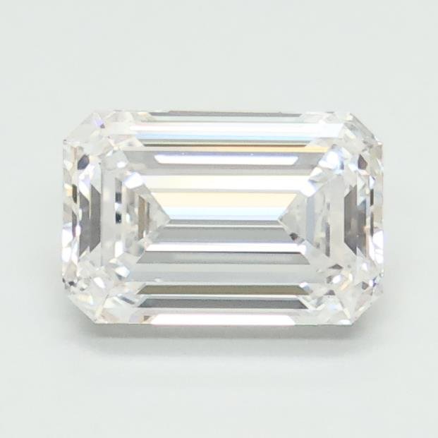 1.09ct D VVS1 Rare Carat Ideal Cut Emerald Lab Grown Diamond