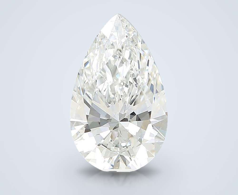 4.21 Carat Pear Lab Diamond