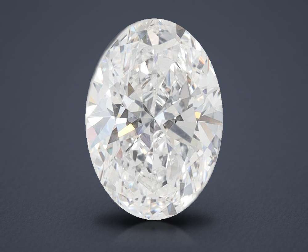1.24 Carat Oval Lab Diamond