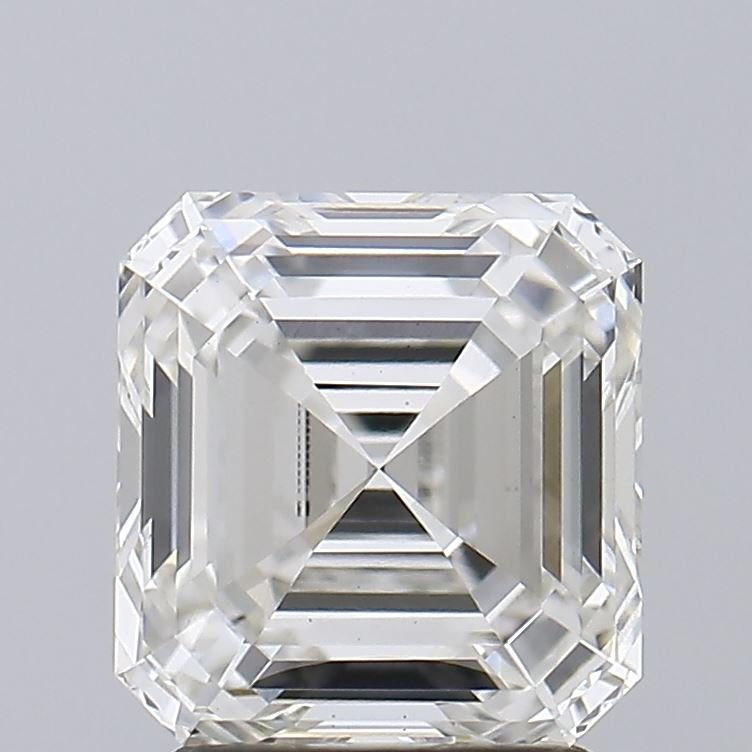 2.18ct H VS1 Rare Carat Ideal Cut Asscher Lab Grown Diamond