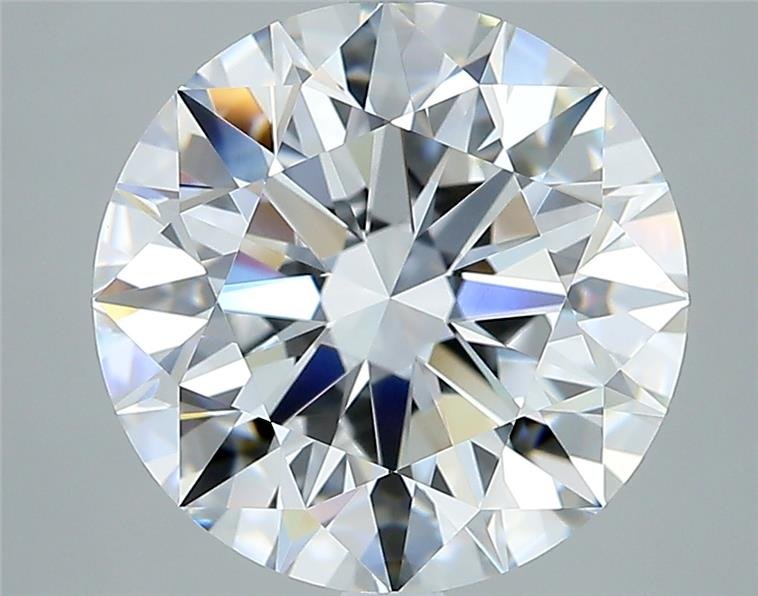 4.51ct D FL Rare Carat Ideal Cut Round Diamond