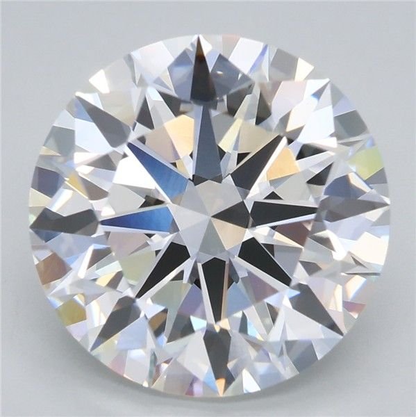 4.06ct F VVS2 Rare Carat Ideal Cut Round Lab Grown Diamond