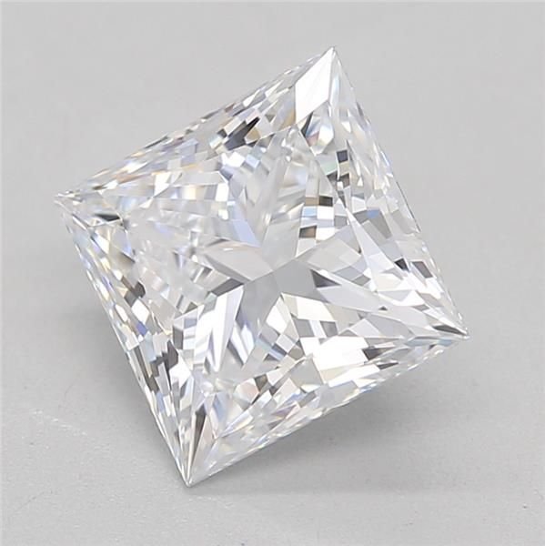 1.50ct D VS1 Rare Carat Ideal Cut Princess Lab Grown Diamond
