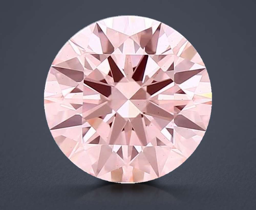1.50 Ct. Fancy Vivid Pink Round Lab Diamond