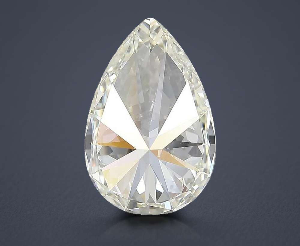 4.01 Carat Pear Natural Diamond