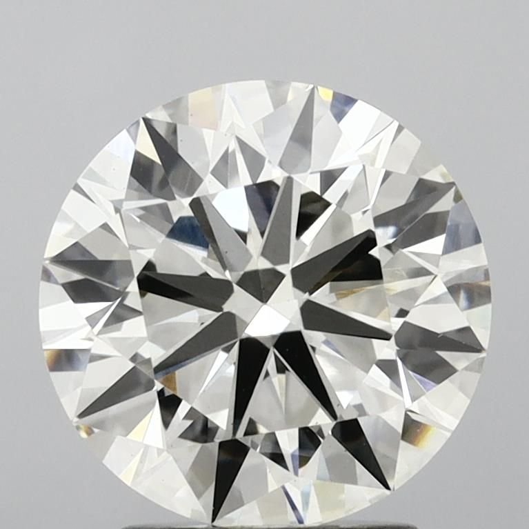 3.28ct J VS1 Rare Carat Ideal Cut Round Lab Grown Diamond