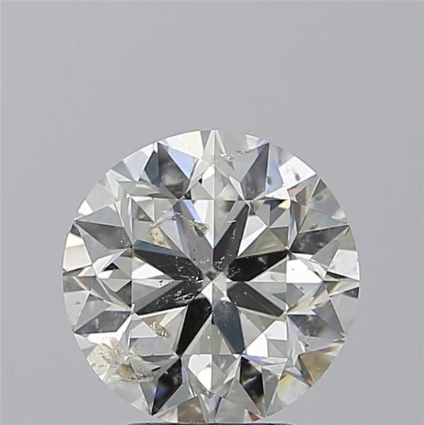 3.52ct J SI2 Very Good Cut Round Diamond