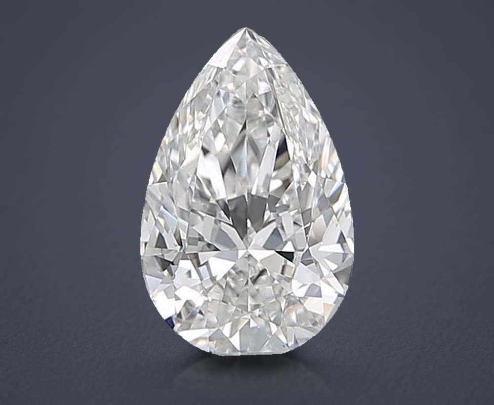 0.70 Carat Pear Natural Diamond