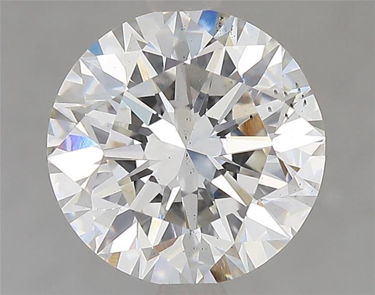 2.52ct F SI1 Excellent Cut Round Lab Grown Diamond