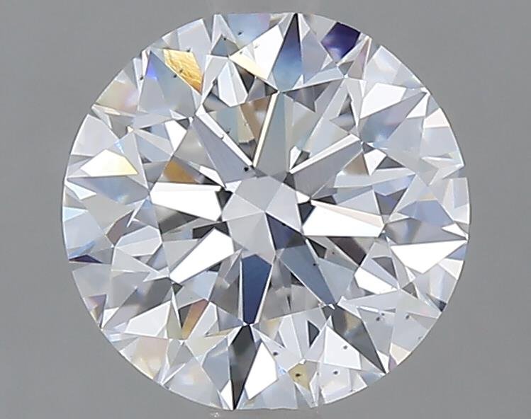 2.06ct E SI1 Excellent Cut Round Lab Grown Diamond